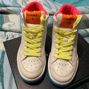 Chanel sneakers, 35.5, rare. SERIOUS OFFERS ONLY. Purchased at Neiman Marcus